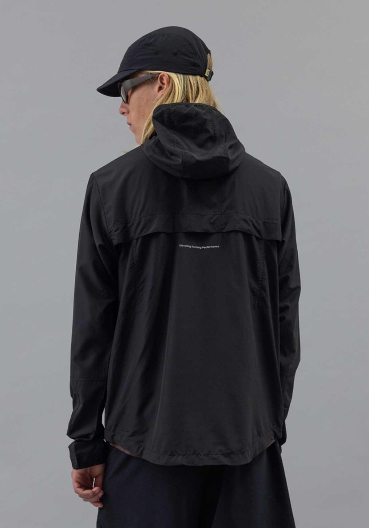 DOXA RUN ApS MENS RERUN HOOD JACKET Jacket Black 02