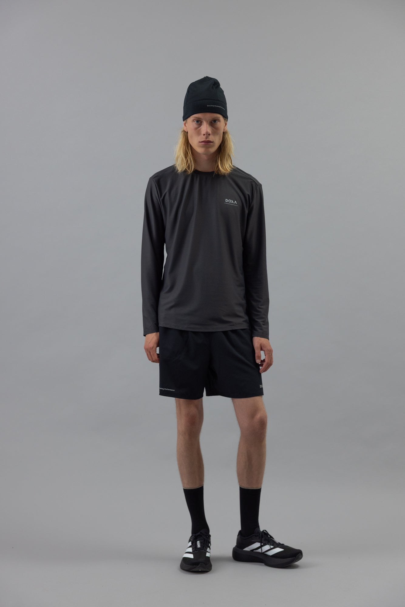 DOXA RUN ApS MENS RERUN TEE LS Tee LS Raven 05