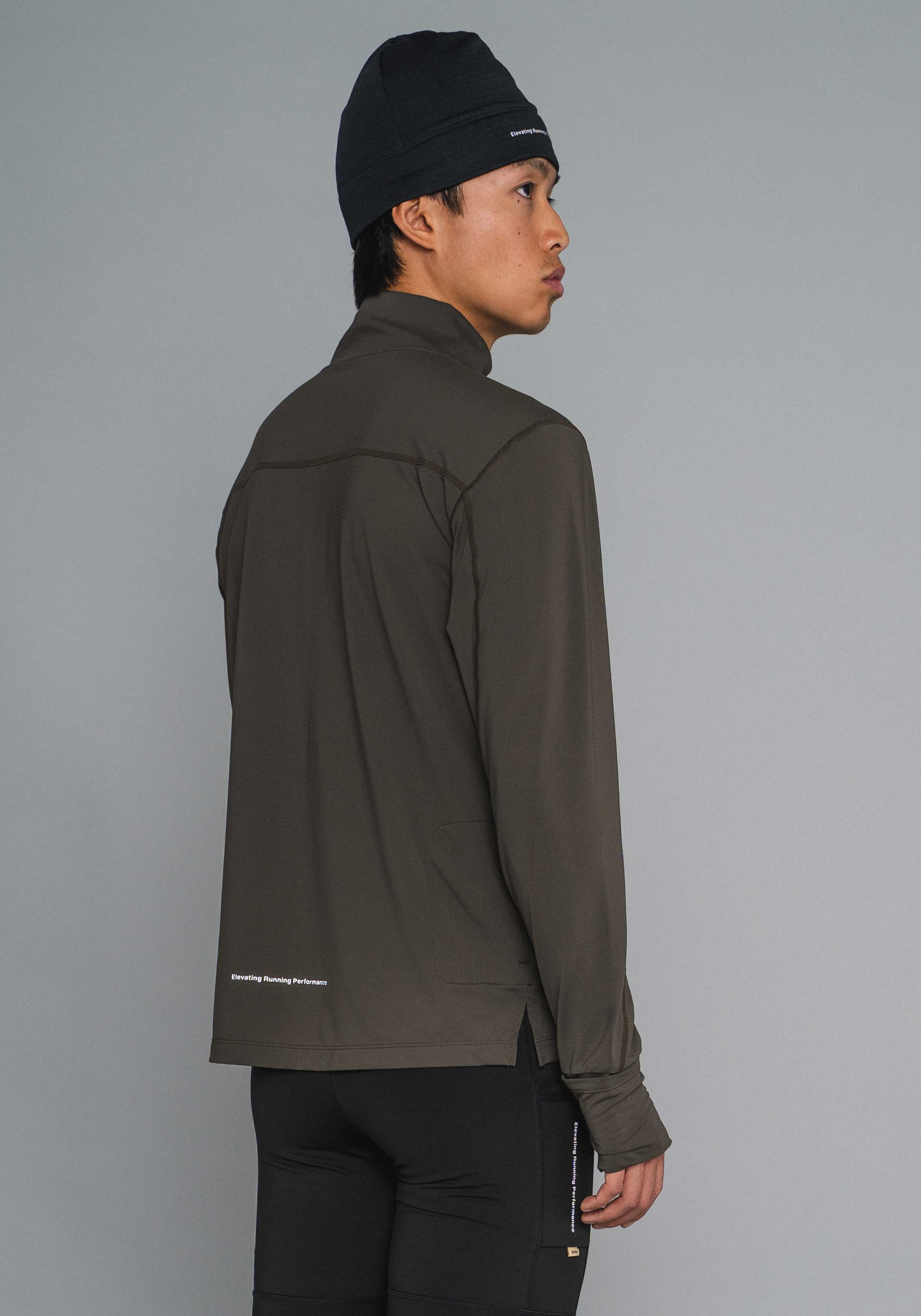 DOXA RUN ApS MNS THERMAL HALF ZIP Tee LS Terra 38