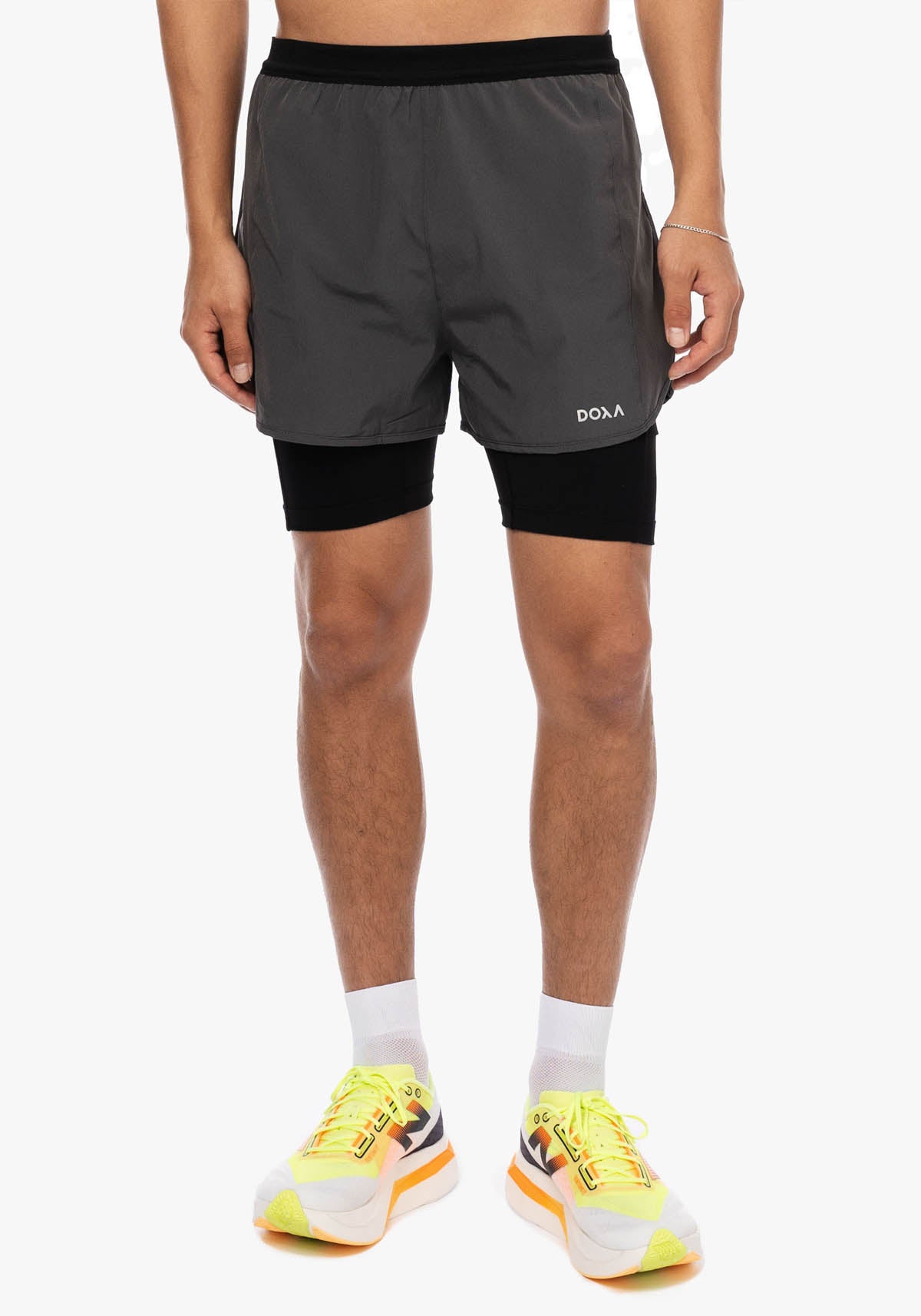 DOXA RUN ApS UNS RERUN 2-1 SHORTS 3" Shorts Charcoal 07
