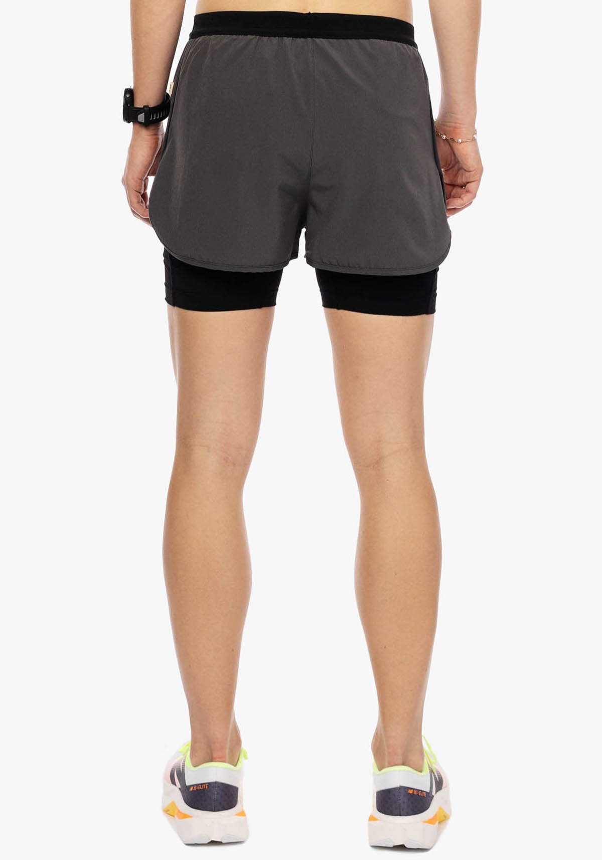 DOXA RUN ApS UNS RERUN 2-1 SHORTS 3" Shorts Charcoal 07