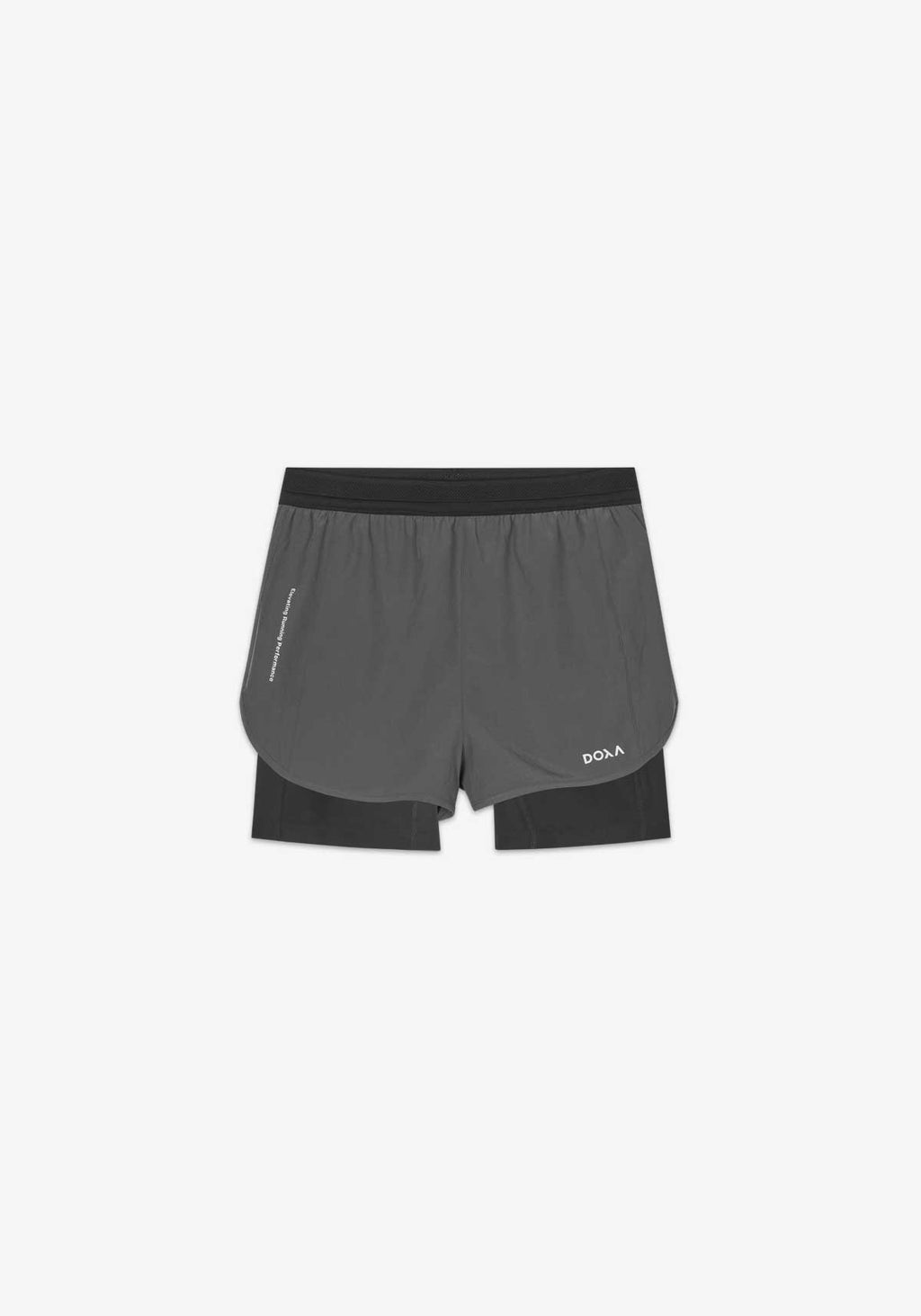 DOXA RUN ApS UNS RERUN 2-1 SHORTS 3" Shorts Charcoal 07