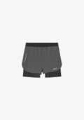 DOXA RUN ApS UNS RERUN 2-1 SHORTS 3" Shorts Charcoal 07