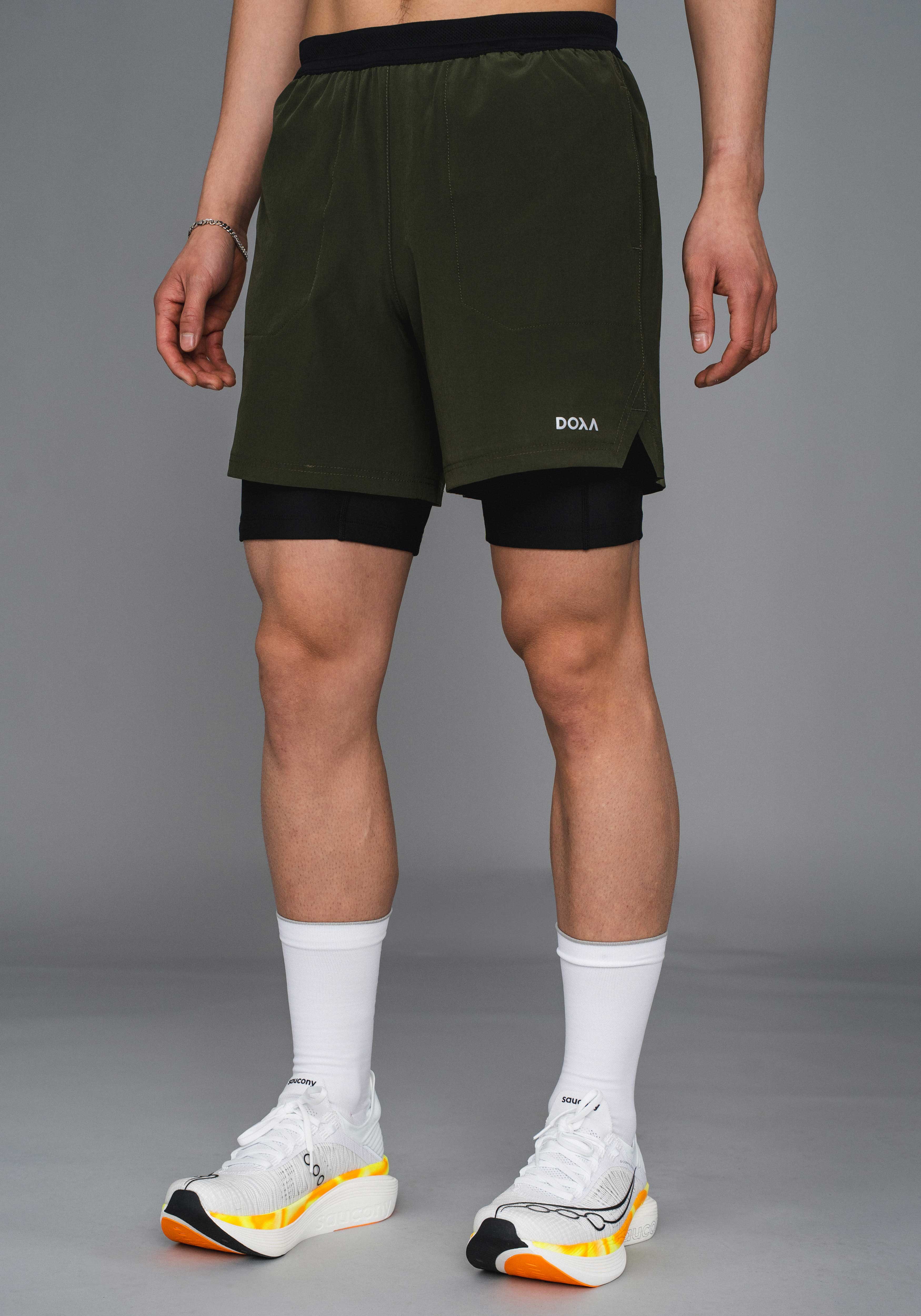 MNS RERUN 2-1 SHORTS 5 - Forest – DOXARUN