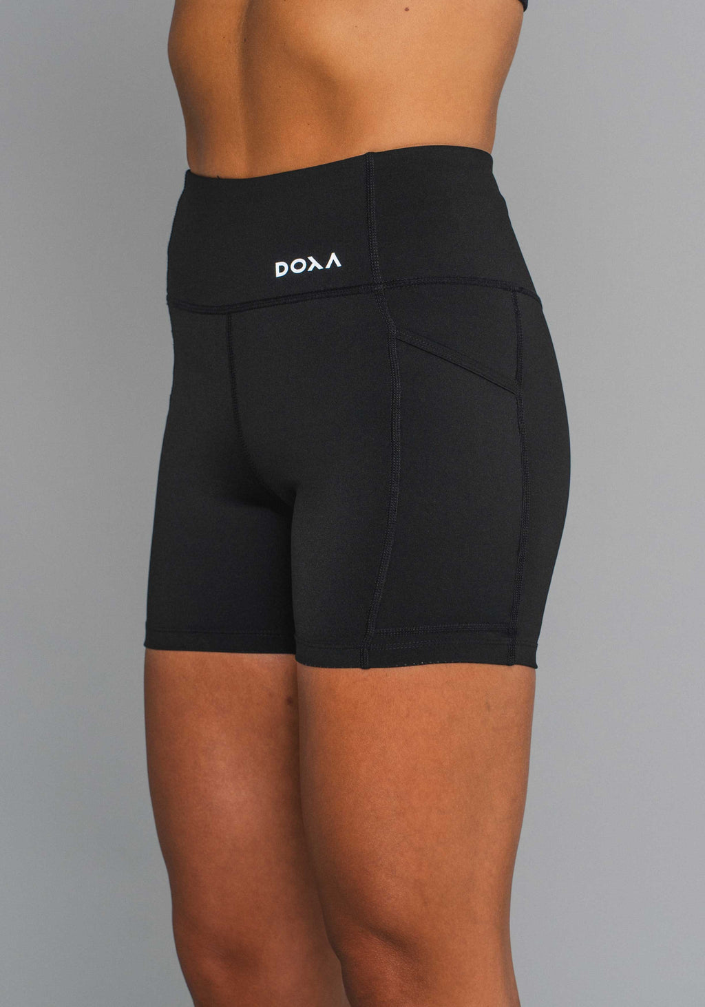 DOXA RUN ApS WNS RERUN HALF TIGHTS 5¨ Tights Black 02