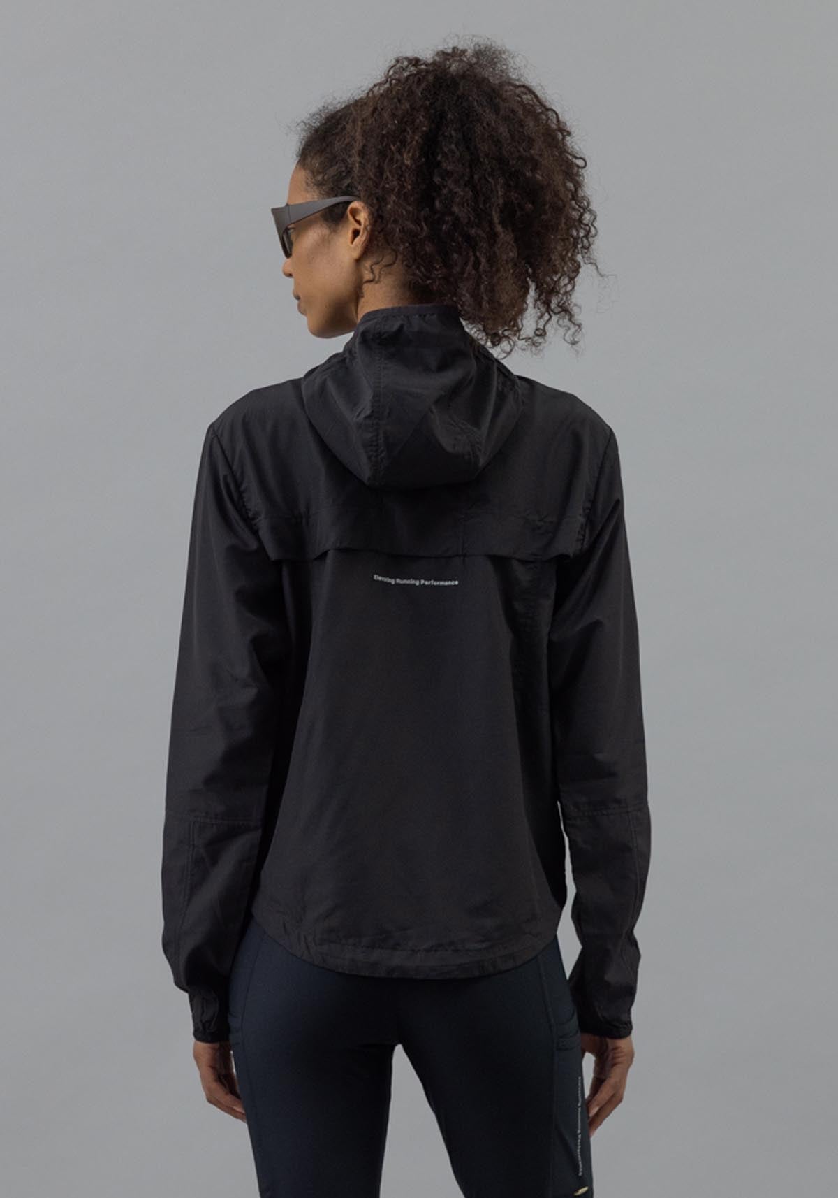 DOXA RUN ApS WNS RERUN MIST HOOD JACKET Jacket Black 02