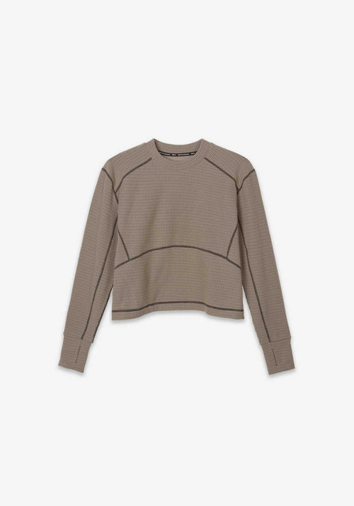DOXA RUN ApS WOMENS THERMAL GRID LS Tee LS Earth 40