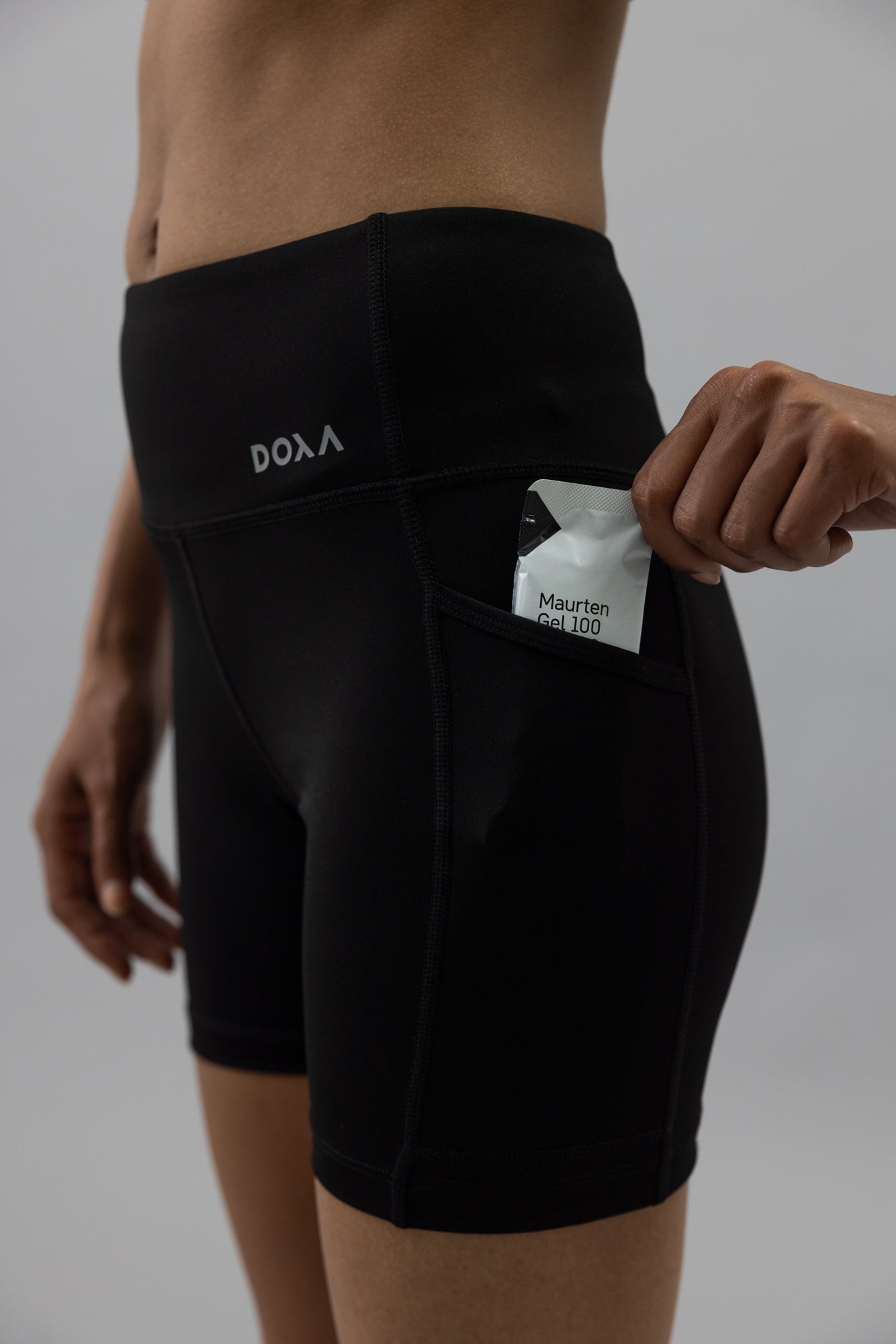 DOXA RUN ApS WOMENS RERUN HALF TIGHTS 5¨ Tights Black 02