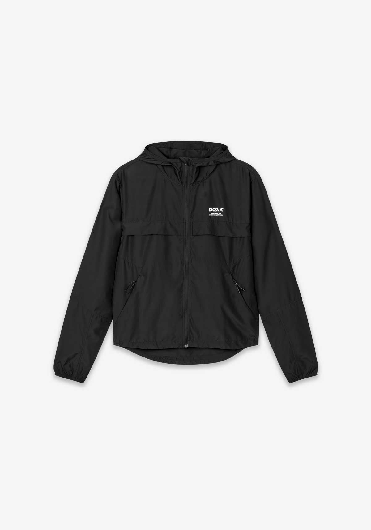 DOXA RUN ApS WOMENS RERUN HOOD JACKET Jacket Black 02