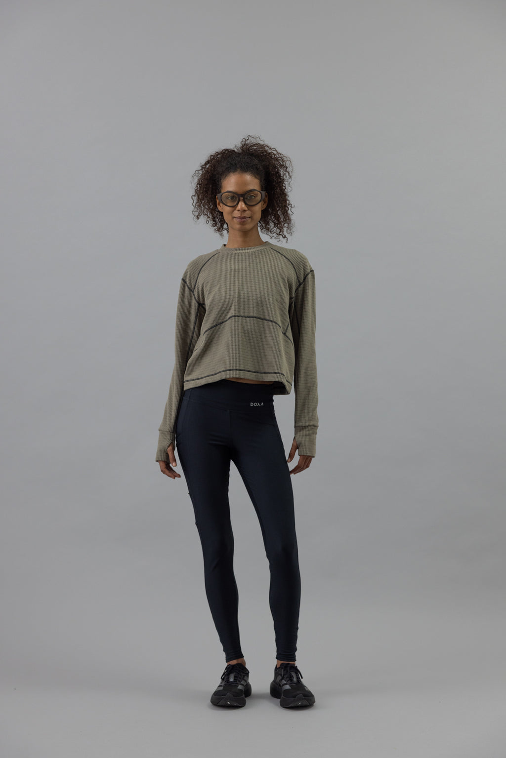 DOXA RUN ApS WOMENS THERMAL GRID LS Tee LS Earth 40