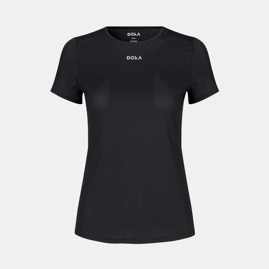 DOXA RUN ApS Womens Tara Tee Tee SS Black 02