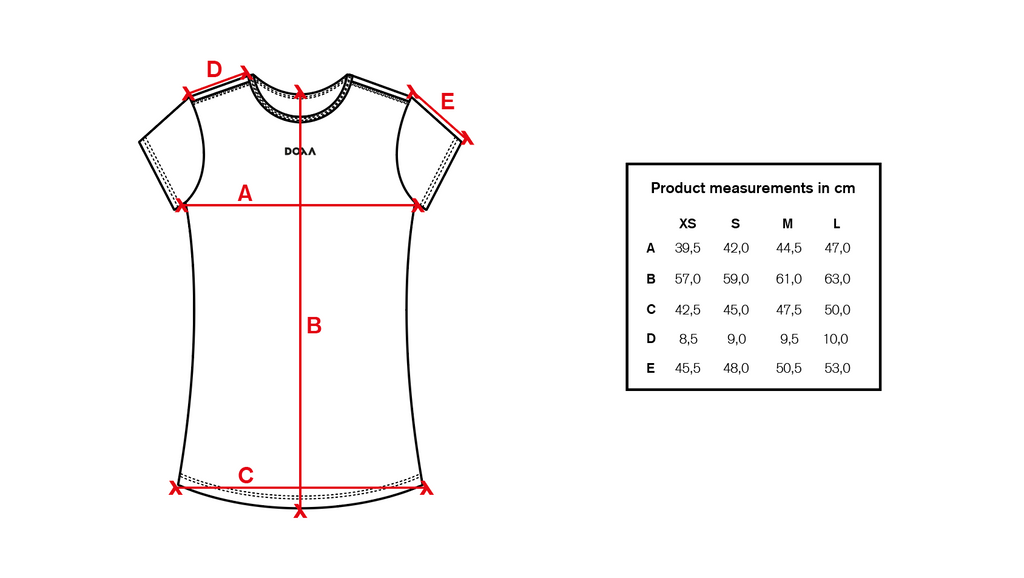 DOXA RUN ApS Womens Tara Tee Tee SS White 01