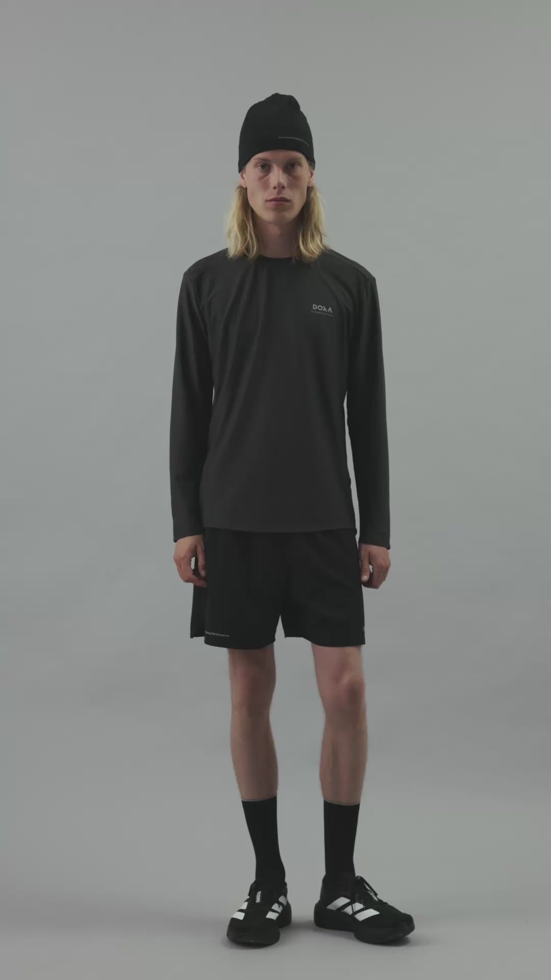 DOXA RUN ApS MENS RERUN TEE LS Tee LS Raven 05